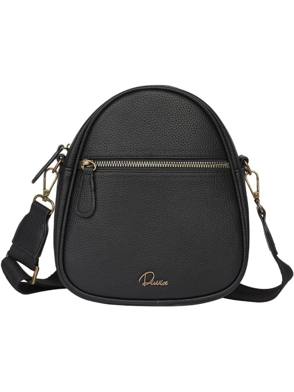 Vegan Leather Crossbody Bag for Women - Small Adjustable Strap Shoulder Purse